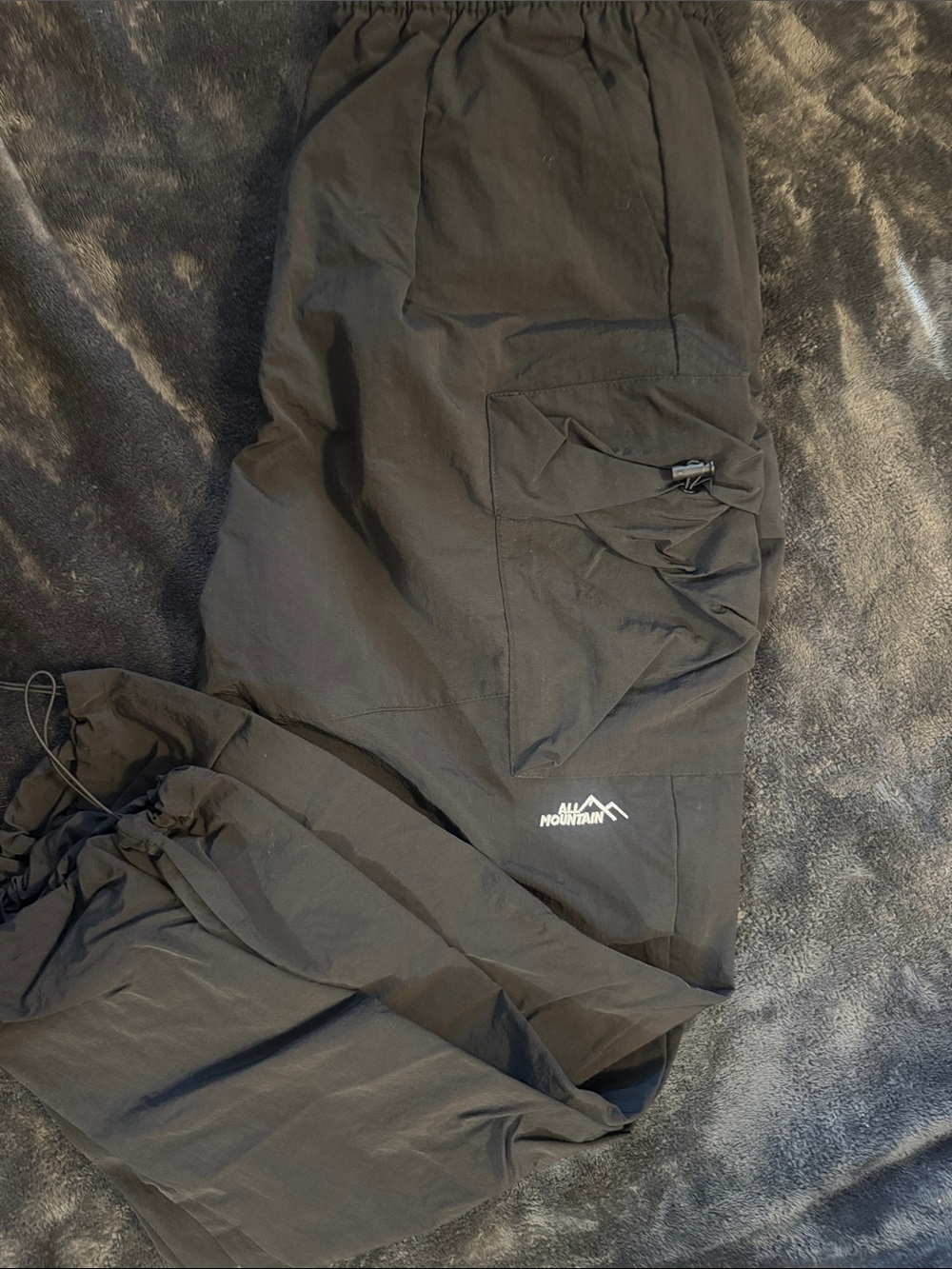 Men's Black Cargo Outdoor Pants